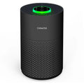 Compact bedroom air purifier with ambient light