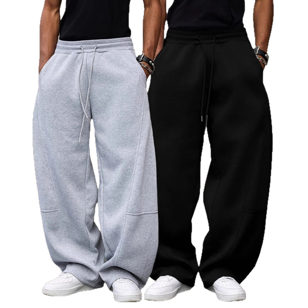 Both colour options of the casual pants