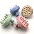 Silicone scalp and shampoo brush