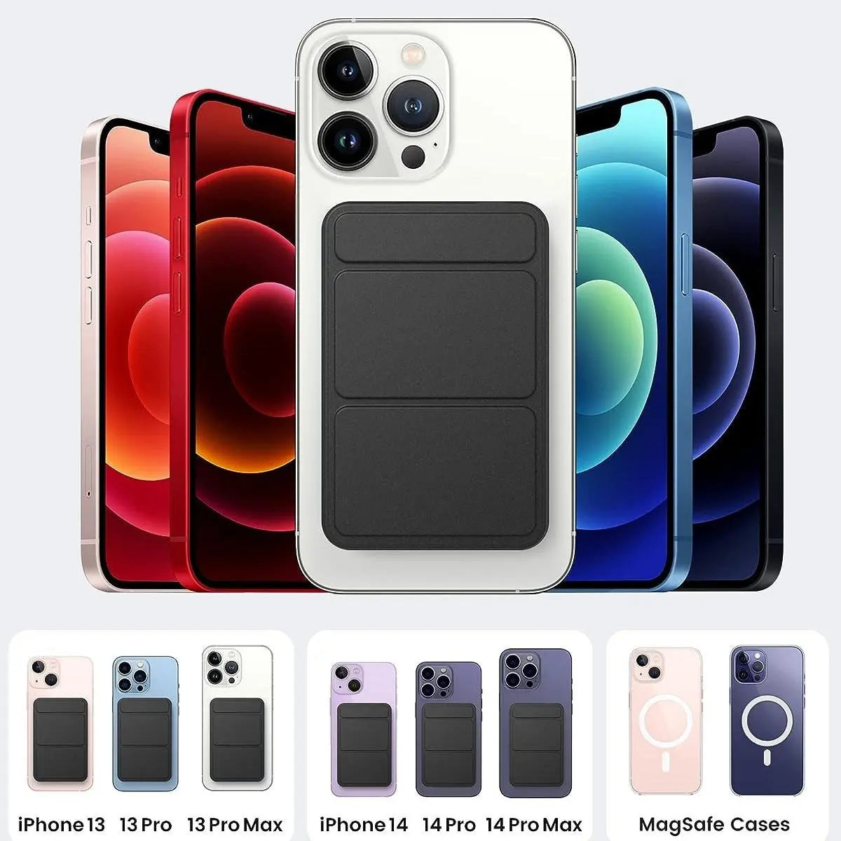 Magnetic Battery ，Magnetic Power Bank , 10000 Mah Power Bank with Folding Stand with USB-C Cable LED Display, Magnetic Power Bank 22.5W PD Fast Charging for Iphone D013 Black Compact