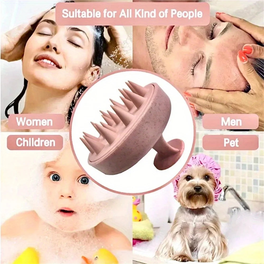 Close view of the soft silicone bristles